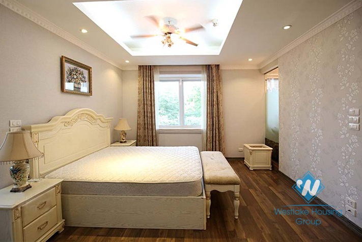 Spacious apartment with 03 bedrooms for rent in Ciputra Tay Ho, Hanoi.